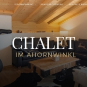 Screenshot WordPress Website Chalet im Ahornwinkl