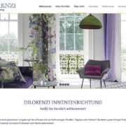 Screenshot WordPress Website Inneneinrichtung Dilorenzi